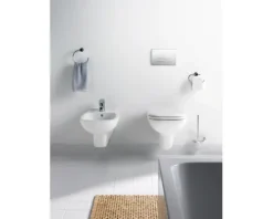 WC-Bürstengarnitur DURAVIT D-Code chrom/weiß glänzend 0099271000