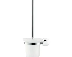 WC-Bürstengarnitur DURAVIT D-Code chrom/weiß glänzend 0099271000