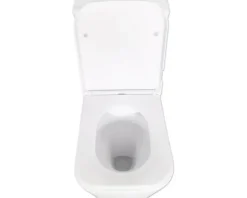 WC-Kombination Set Aliki Tiefspüler ohne Spülrand weiß glänzend mit WC-Sitz 1271989