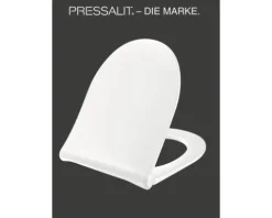 WC-Sitz PRESSALIT Sway D zu Geberit ehm. Keramag iCon + Renova Nr. 1 mattweiß Absenkautomatik und Lift-off