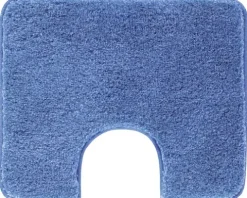 WC-Vorleger Grund Melange 50 x 60 cm blau