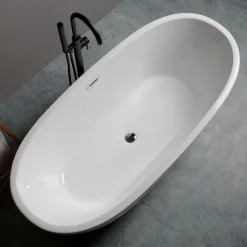 Weiße Freistehende Badewanne | Cassiopea