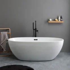 Weiße Freistehende Badewanne | Cassiopea