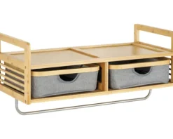 WENKO Wandgarderobe Bahari Bambus
