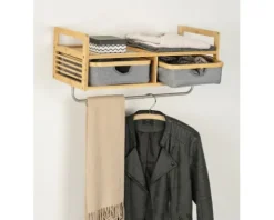 WENKO Wandgarderobe Bahari Bambus