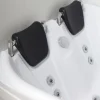 Whirlpool Badewanne für 2 Personen aus weißen Sanitäracryl, Variante links | Aida