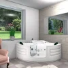 Whirlpool Badewanne Wanne W70-TH-SC 150x150cm mit Tür