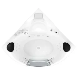 Whirlpool Badewanne Wanne W70-TH-SC 150x150cm mit Tür