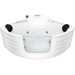 Whirlpool Badewanne Wanne W70-TH-SC 150x150cm mit Tür