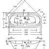 Whirlpool OTTOFOND Diadem 75 x 170 cm weiß glänzend 59310