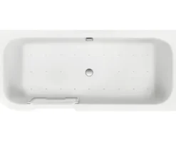 Whirlpool OTTOFOND Free Gate 80 x 180 cm linke Ecke abgerundet weiß glänzend 72251