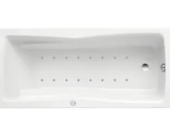 Whirlpool OTTOFOND Lusaka 75 x 170 cm weiß glänzend 59730