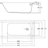 Whirlpool OTTOFOND Piazza 70 x 160 cm weiß glänzend 59940