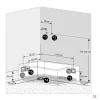 Whirlpool Wanne Duschkabine sw K50-R32-WP 100x170