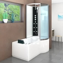 Whirlpool Wanne Duschkabine ws K50-L02-WP 170x100