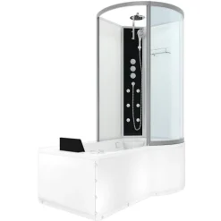 Whirlpool Wanne Duschkabine ws K50-L02-WP 170x100