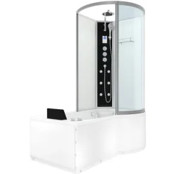 Whirlpool Wanne Duschkabine ws K50-L03-WP 170x100
