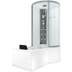 Whirlpool Wanne Duschkabine ws K50-L01-WP 170x100