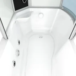 Whirlpool Wanne Duschkabine ws K50-L01-WP 170x100