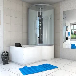 Whirlpool Wanne Duschkabine ws K50-L01-WP 170x100