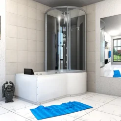 Whirlpool Wanne Duschkabine sw K50-L31-WP 170x100
