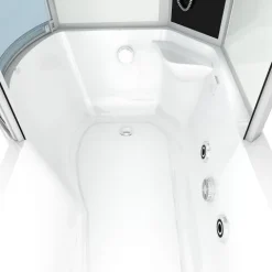 Whirlpool Wanne Duschkabine ws K50-R01-WP 100x170
