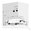 Whirlpool Wanne Duschkabine ws K50-L00-WP 170x100