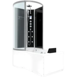 Whirlpool Wanne Duschkabine sw K50-R33-WP 100x170