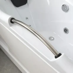 Whirlpool-Badewanne aus weißem Sanitäracryl, rechteckig | Diletta