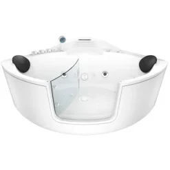 Whirlpool Badewanne Wanne W60H-TH-SC 140x140cm mit Tür