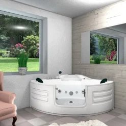 Whirlpool Badewanne Wanne W70 150x150cm mit Tür