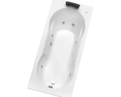 Whirlpool OTTOFOND Fortuna 75 x 170 cm weiß glänzend glatt 65401