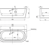 Whirlpool OTTOFOND Messina 79 x 180 cm weiß glänzend 73210
