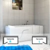 Whirlpool Seniorenwanne mit Tür S17-EH-WP-L 150x75cm