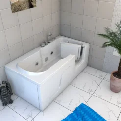 Whirlpool Seniorenwanne mit Tür S17-EH-WP-L 150x75cm