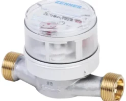 Wohnungswasserzähler ¾" Zenner ETWD Q3=4 (Qn 2,5) - 130 mm für Warmwasser