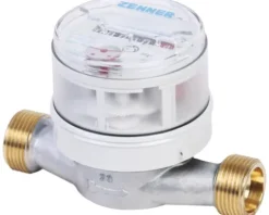 Wohnungswasserzähler ½" Zenner ETWD Q3=2,5 (Qn 1,5) - 110 mm für Warmwasser