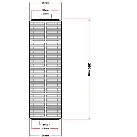 1x NET-10 100µm Sieb - Filtereinsatz für 10 Filtergehäuse
