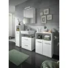 Xonox.home Midischrank Ice BxHxT 30 x 110 cm x 30 cm Frontfarbe weiß hochglanz