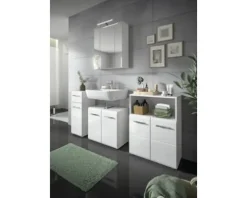 Xonox.home Unterschrank Ice BxHxT 30 x 80 cm x 30 cm Frontfarbe weiß hochglanz