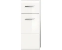 Xonox.home Unterschrank Ice BxHxT 30 x 80 cm x 30 cm Frontfarbe weiß hochglanz