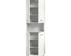 Xonox.home Hochschrank Ice BxHxT 60 x 185 cm x 30 cm Frontfarbe weiß hochglanz