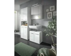 Xonox.home Hochschrank Ice BxHxT 60 x 185 cm x 30 cm Frontfarbe weiß hochglanz