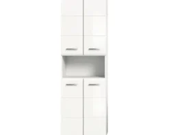 Xonox.home Hochschrank Ice BxHxT 60 x 185 cm x 30 cm Frontfarbe weiß hochglanz