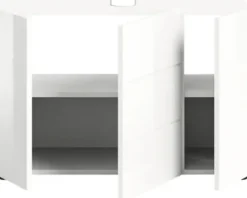 Xonox.home Waschtischunterschrank Vira BxHxT 82 x 56 cm x 34 cm Frontfarbe weiß hochglanz