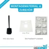 2 x Set Geberit Spülkasten Design WC Betätigungsplatte weiß inkl. Zubehör