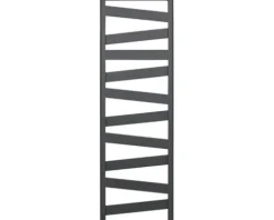 Zehnder Designheizkörper Ribbon RB 96,5 x 50 cm schwarz matt mit Mittelanschluss