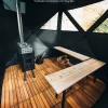 Zeltsauna CUBE Starter Set · RUNA · mobil · schwarz