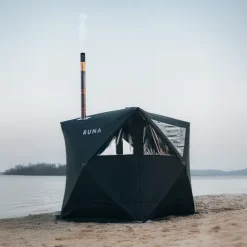 Zeltsauna CUBE Starter Set · RUNA · mobil · schwarz