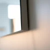 Zweifarbiges Möbel-Set für das Bad, Frontfarbe in matt Grau, Korpusfarbe Holzoptik weiß | Magnolia